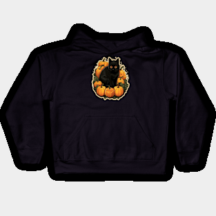 Halloween Cat Kids Hoodie